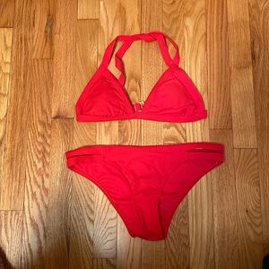 Red bikini